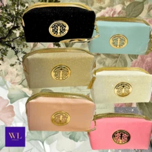 Women's Bag Accessories - Black Shiny Toiletry Bag - View 5
