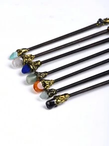 12 Zodiac Elegant Handmade Crystal Magic Wand, Suitable For Witches And Wizards Role-Playing - 30cm/11.8inch - View 8