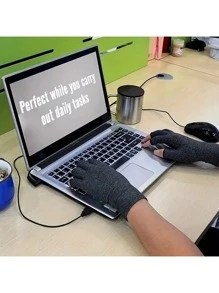 1 Pair Unisex High-Quality Compression Gloves, Suitable For Daily Use, Typing, Work, Fitness And Exercise - Fingerless Sports Gloves With Thumb Hole - Half-Finger Support Gloves - Open Finger Design - UV Protection Manicure Gloves