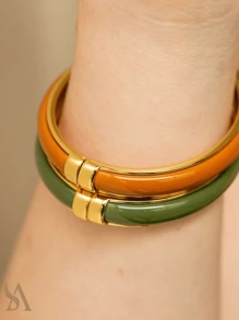 Women Bangles - 駝色 - 查看 5