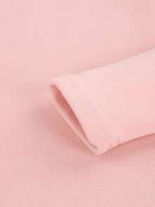 Tween Girls' Thermal Underwear Set For Autumn And Winter, Innerwear For Home Use - Pink - View 4