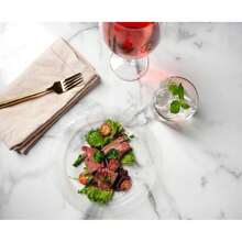 Paquete a granel de 200 platos de plástico transparente de 6 pulgadas - Platos desechables para pasteles, postres y aperitivos, barbacoa, fiesta, viaje y eventos, aptos para microondas, festival, fiesta, para fiestas de Navidad, oferta del - Clear - Ver 8