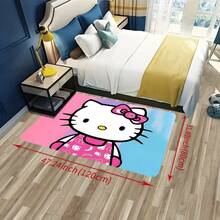 1個區域地毯，大型客廳/廚房/門廳室內踩腳墊，可水洗防油腳墊，家居裝飾裝飾 - 彩色 - 查看 8