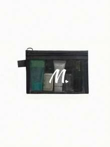 1 Túi Đựng Mỹ Phẩm Đa Năng Di Động Bằng Lưới Nylon Màu Đen Để Đi Du Lịch, Túi Trang Điểm Túi Trang Điểm Túi Chăm Sóc Da Túi Vệ Sinh Đóng Gói Khối, Đồ Du Lịch Cần Thiết Cần Thiết Cho Ký Túc Xá, Quà Tặng Phù Dâu Đám Cưới, Quà Tặng Mẹ, Quà Tặng Sinh Nhật, Quà Tặng Cho Bạn Bè Và Giáo Viên, Trang Trí Nhà Cửa, Phòng Khách Trang trí phòng ngủ trong phòng, Dụng cụ sắp xếp phòng tắm, Dụng cụ sắp xếp trang sức, Túi đựng đồ trang điểm Hộp đựng đồ trang điểm Hộp đựng đồ trang điểm - màu đen - Xem 21