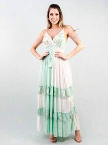 Women Dresses - Màu xanh Bạc hà - Xem 1