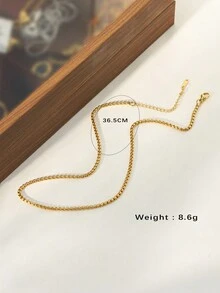 2 Cái/bộ Thép Titan Mạ Vàng 18K Vòng Cổ Hình Tròn Thời Trang Grace Thích Hợp Cho Phụ Nữ Đi Tiệc Hàng Ngày, Tiệc Tùng, Lễ Hội Công Việc, Tất Cả Các Dịp Đeo Món Quà Sinh Nhật Ngày Lễ Tốt Nhất Cho Bạn Bè, Thành Viên Gia Đình, Chị Em, Đồng Nghiệp - Nhiều màu - Xem 4