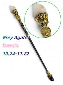 12 Zodiac Elegant Handmade Crystal Magic Wand, Suitable For Witches And Wizards Role-Playing - 30cm/11.8inch - View 13