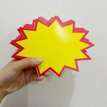 100pcs Explosion Sticker, Ultra Small Blank Pop Advertising Paper, Mini Product Price Tag, Label Paper For Consumables - Multicolor - View 6