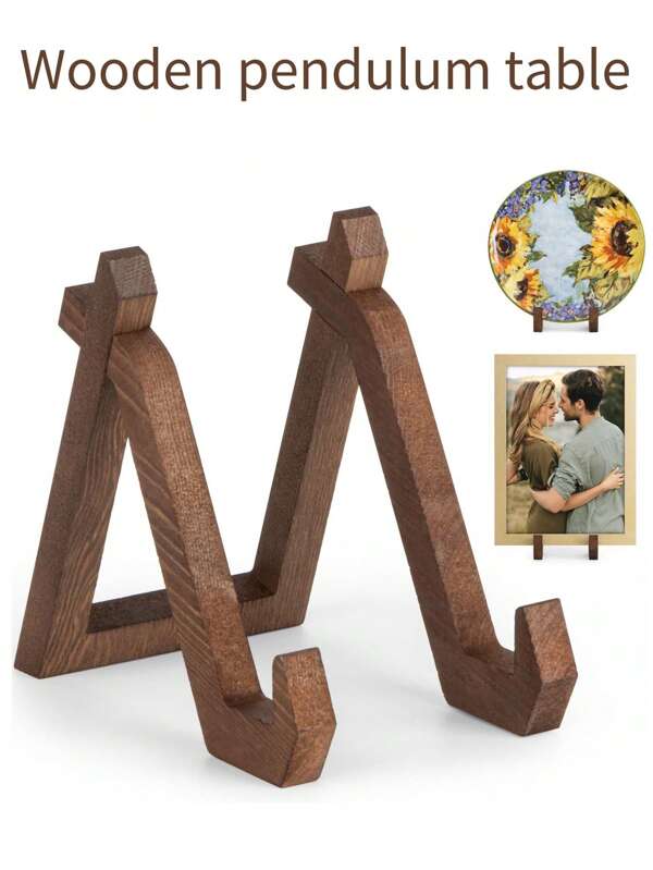 1 Stück Holz Antik Ornament Display Ständer für Kochbuch, Foto Rahmen und Dekorationen