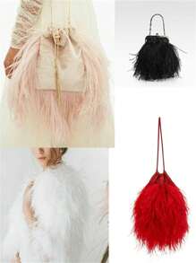 1yards 8-10 CM-3.2-4inch Artificial Ostrich Feathers Fringe Trim For Needlework And Handicrafts Feather Dress Accessories Plumes Fringes For Clothes - Multicolor - View 12