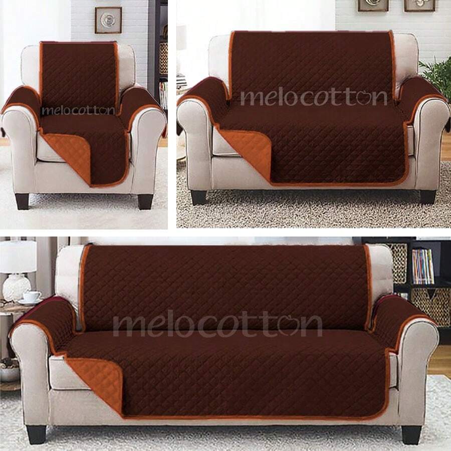 Pack de 3 Protectores para Sala Doble Vista Capitonado Pinsonic a cuadros de Alta Calidad Sin Hilo, Protector de Sofá Reversible y Resistente, Diseño Elegante y Sofisticado, Ideal para Sofás de 3 Piezas, Confort y Estilo para tu Sala, Protector Impermeable y Resistente al Desgaste, Fácil de Instalar y Mantener, Perfecto para Hogares con Niños o Mascotas, Material Suave y Duradero, Protección Extra contra Manchas, Rasgaduras y Derrames, Fundas Reversibles para Cambio de Estilo, Disponible en Varios Colores - Naranja Quemada - Ver 1