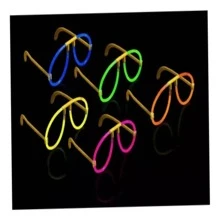 10 lentes Neon Luminosos Fiesta Cumpleaños, Fiesta 15 años, Rave, Antro, Batucada con Luz Led gafas despedida de soltero boda, Lentes Luminosos Neon Varios Colores Para Fiesta. - Multicolor - Ver 8