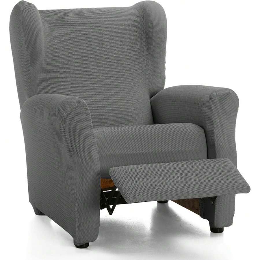 Ecommerc3 Elastic And Extra Soft Relax Armchair Cover - Adjustable Relax Armchair Cover 100% Made In Spain - 灰色 - 查看 1