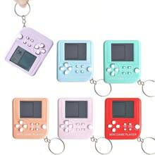 Christmas Decoration 1pc Mini Portable Handheld Retro Video Game Console Kids Toys With Keychain, 8090 Childhood Memories Electronic Toy, Built In Multiple Classic Games, Boys Girls Children/Christmas Party Toy Gifts