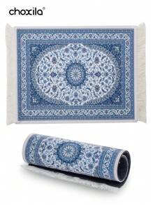 choxila 1 件咖啡垫、咖啡垫、咖啡杯垫、咖啡杯垫、饮料杯垫、碗碟干燥垫、桌垫、餐垫、鼠标垫、防滑耐热垫学校用品返校 - 藍色 - 查看 2