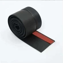 1pc Silicone Rubber Sealing Strip, Door Sealing Strip, Professional Door And Window Self-Adhesive Window Sealing Strip, Self-Adhesive Rear Door Windproof Strip, Rubber Anti-Collision Strip, Suitable For Retail Stores, Restaurants, Hotels, Anti-Theft Doors, Iron Doors, Glass Doors, Stickers, Wall Decal, Vinyl Decal For Home Decorations, Spring Decoration Items Refresh Your Home, Rama Decoration Stickers Gifts Birthday Graduation