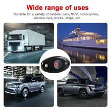 KaiDengZhe 1PC 9LED Blue Car Chassis Lights Universal Modified Cars Bottom Lamp Under Car Glow Atmosphere Neon Lights Car Light Accessories - Blue - View 8