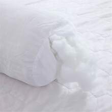 1入組純色圓柱形枕頭，多種設計的冰絲（夏季涼爽）圓柱形，家庭臥室沙發單元裝飾枕頭，適用於支撐頸部，腿部和背部，也可用作瑜珈和沙發靠墊 - 彩色 - 查看 4