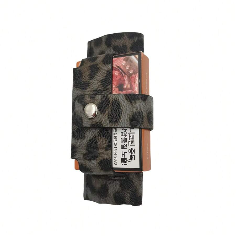 2in1 Cigarette Box For IQOS ILUMA ONE Leather Case Cigarette Skin Cases