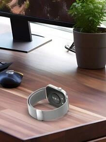 1入金屬米蘭網環帶，適用於華為手錶Fit 3女性/男性不鏽鋼網狀磁性可調節帶 - Huawei Watch Fit 3 - 查看 4