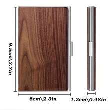 Hộp đựng danh thiếp bằng gỗ cá tính, Hộp đựng danh thiếp bằng gỗ, Quà tặng công ty, Quà tặng của cha, Hộp đựng danh thiếp, Ví gỗ óc chó, Món quà kỷ niệm đẹp và ý nghĩa nhân ngày của cha - Nhiều màu - Xem 9