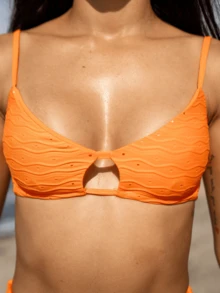 Women Bikini Sets - Orange - View 3