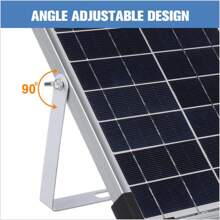 Solar Powered Fountain Pump With Led Light Water Fountain Panel For Garden Pool - Multicolor - View 2