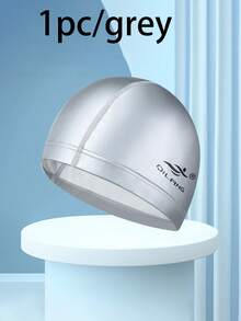 1 Miếng Không thấm nước Mũ bơi Dành Cho Nam Và Nữ - Tai Sự bảo vệ , Hoàn hảo Đối với Dài Tóc xoăn - Lý tưởng Sự lựa chọn Đối với Người lớn Tập huấn - Nhiều màu - Xem 7