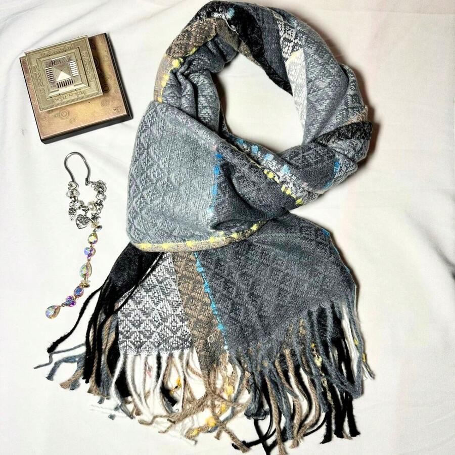 Women's Scarves - 黑色 - 查看 1