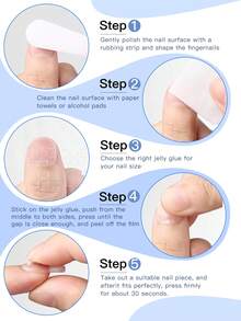 24pcs Charming French Cat Eye Style Nail Art Stickers, Red Gradient Nail Wraps, Medium Almond Shape False Nails - Red - View 6