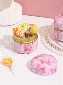 1 件/1 套家庭/餐厅/客厅/厨房金属罐，用于储存谷物、干果、糖果、饼干、面包，适用于户外、婚礼、派对、礼物、生日 - 彩色 - 查看 3