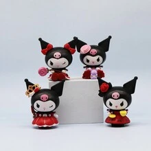 Black  VS Pink  Rose And Count 8cm Collection Model Figure Decoration Doll Ornaments - Model - View 6