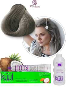 Kuul Color System Tinte Permanente para el Cabello Enriquecido con Óleo de Coco 90ml Elige la Variante - 9.9 RUBIO PLATINO - Ver 1