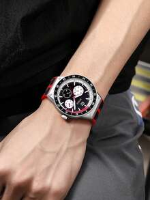 Reloj multifuncional para hombre Guess GW0416G1 - Rojo - Ver 6