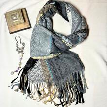 Women's Scarves - 黑色 - 查看 2