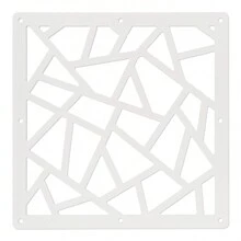 12/24PCS Hanging Room Divider Panels Thick White Privacy Screen Divider DIY Room Partition Separation Wall For Home Bedroom Office Shop Decor, 11.4" X 11.4" Braided - hình học - Xem 2