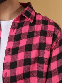 Men Shirts - Màu Hồng Tươi - Xem 5