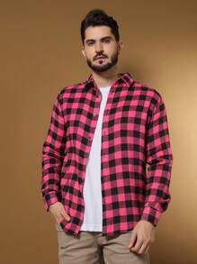 Men Shirts - Màu Hồng Tươi - Xem 3