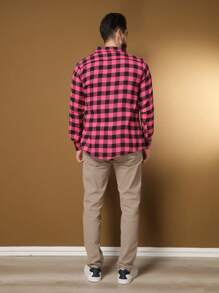 Men Shirts - Màu Hồng Tươi - Xem 4