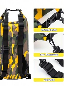 Bolsa impermeable para exteriores, bolsa impermeable para nadar, bolsa seca impermeable de PVC, bolsa impermeable a prueba de arañazos y resistente al desgaste para rafting, senderismo, camping, navegación, deriva, pesca, bolsas secas impermeables que se mantienen secas y protegidas - Multicolor - Ver 2