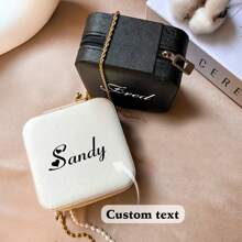 Sac cosmétique personnalisé avec nom | Sac à beauté | Sac à maquillage | Cadeau de fête des mères | Cadeau d'anniversaire pour maman | Cadeau personnalisé pour elle, élégant, coloré, vintage, simple, unisexe, décontracté, mignons, personnalisé, unique, cadeaux idéaux pour lui, cadeaux idéaux pour elle, elle, petit ami, petite amie, papa, maman, famille, amis, pour les anniversaires, pour les remises de diplômes, pour le bal, pour les fêtes, bijoux en acier inoxydable