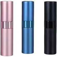 Wiederverwendbare 10ml Aluminium-Reiseparfümflasche, Mini-Taschenparfümflasche, tragbare Aluminium-Parfümflasche