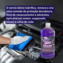 Verniz Finalizador Para Motores Caixa De Rodas - 1Litro - Roxo - Visão 3