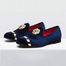 Men's Slip-On Loafers - Ideal Dress Shoes For Weddings, Tuxedos And Suits - 藍色 - 查看 4