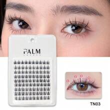 PALM LASHES 90 Clusters DIY Eyelash Extensions C Curl Mixed Home Eyelashes Mega Volume Individual Lashes(TN03)