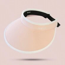 1入固色折疊防曬帽，帶邊夏日男女通用，防紫外線戶外頭帶遮陽帽 - 彩色 - 查看 2