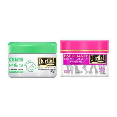 Kit Creme Hidratante para os Pés Ouribel (Hidratante + Esfoliante)