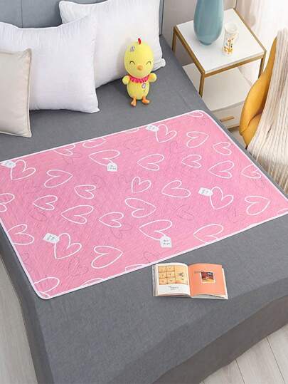 Cambiador impermeable, almohadillas para pañales reutilizables a prueba de fugas para cuna, cambiador portátil unisex para bebé para el hogar y viajes (rosa) - Decoraciones y regalos para Baby Shower y familia