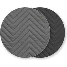 Ecommerc3 Reversible Sofa Cover For 2 Seater XL Sofa - Extra Soft Touch Sofa Cover And Maximum Fit - 黑色 - 查看 2