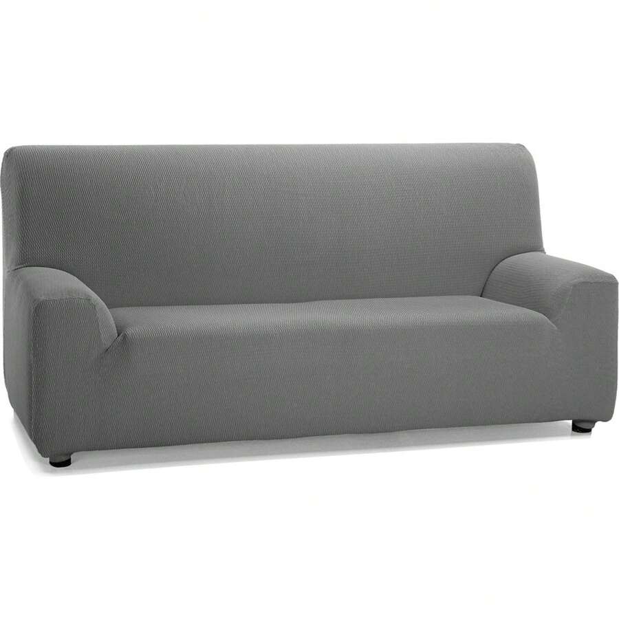 Ecommerc3 Vỏ Sofa Co Giãn Và Cực Mềm Cho Sofa 3 Chỗ - Vỏ Sofa Có Thể Điều Chỉnh 100% Sản Xuất Tại Tây Ban Nha - Xám - Xem 1